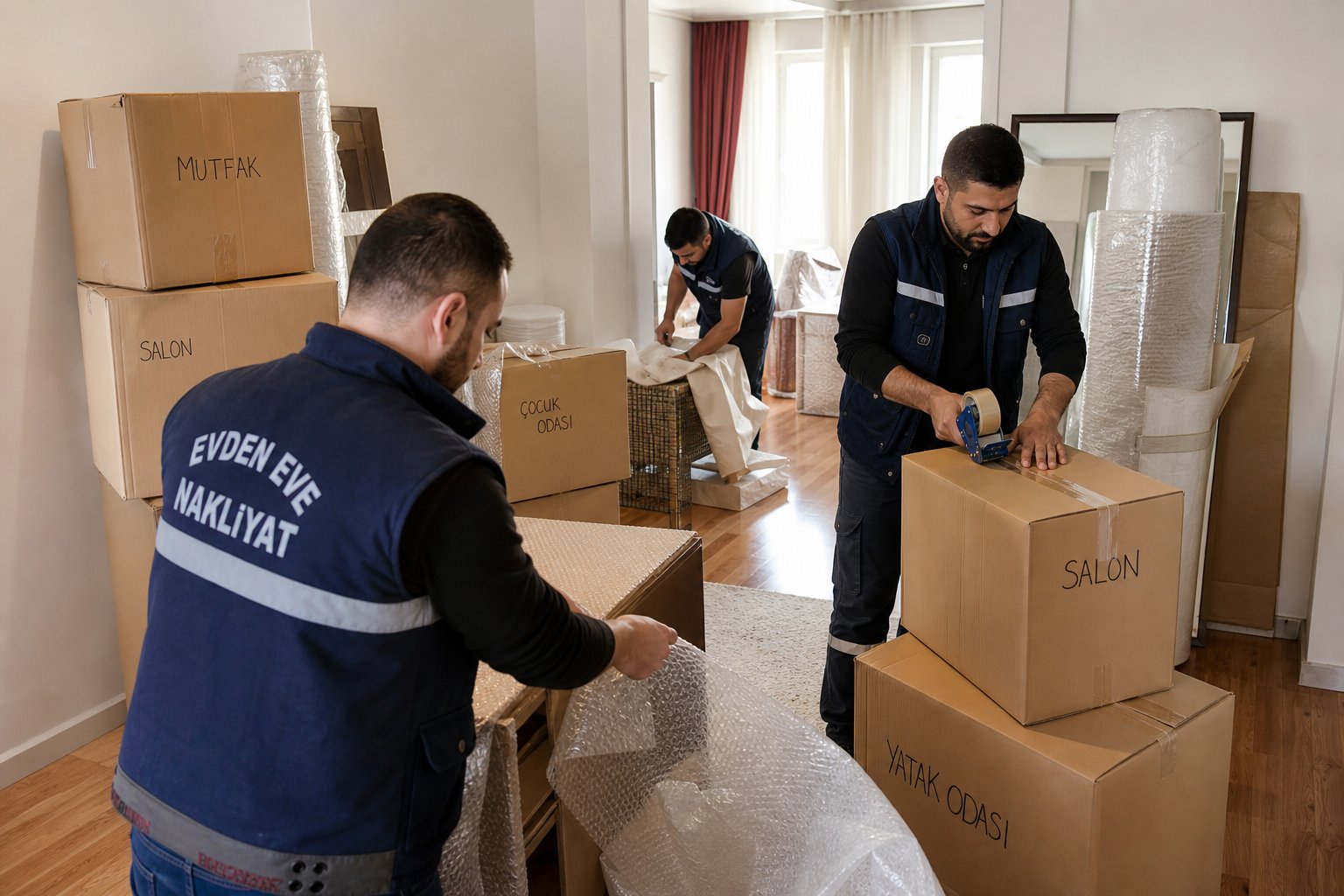 Silahtarağa Evden Eve Nakliye paketleme